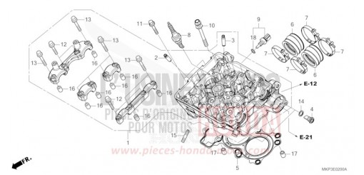 CYLINDER HEAD CBR500RAN de 2022